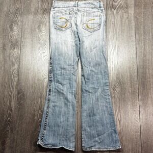 Vintage Costa Blanco Y2k Low Rise Flare Jeans 28 31 Bell Bottom Womens Denim